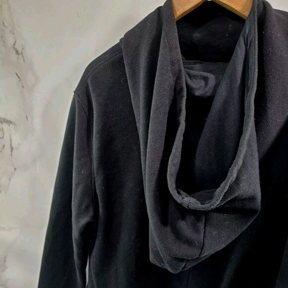 Killstar Hoodie Womens Small Black Draco Cowl Pullover Sweatshirt Oversized - Picture 6 of 13